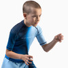 Kids Apex Nova Short Sleeve Rash Guard - Tidal Blue - 4
