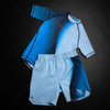 Kids Apex Nova Short Sleeve Rash Guard - Tidal Blue - 6