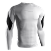 Men’s Pro Ranked Long Sleeve Rash Guard - White - 1