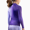 Kids Apex Nova Long Sleeve Rash Guard - Cosmic Purple - 2
