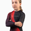 Kids Apex Nova Long Sleeve Rash Guard - Eclipse Red - 3