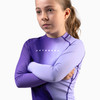 Kids Apex Nova Long Sleeve Rash Guard - Cosmic Purple - 3