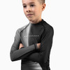 Kids Apex Nova Long Sleeve Rash Guard - Nightfall Black - 3