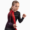 Kids Apex Nova Long Sleeve Rash Guard - Eclipse Red - 4