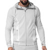 Men’s Zip-Up Performance Hoodie - Light Heather Grey - 1