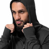 Men’s Zip-Up Performance Hoodie - Black - 4