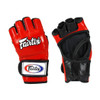Fairtex FGV12 MMA Gloves — Genuine Leather Open-Palm Muay Thai & Grappling Gloves | ONE Championship Official