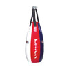 Fairtex HB4 3Ft. Tear Drop Heavy Bag Punching Bag for Muay Thai, Boxing, Kickboxing, MMA (Blue/White/Red Filled)- 15.7" W x 35.4" H, 50lbs