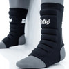 Fairtex AS2 Padded Ankle Support – Extra Cushioning for Muay Thai, Kickboxing – Shock-Reducing Design, Breathable High-Quality Fabric – Sleek Black
