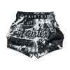 BS1949 Grunge Black Fairtex Slim Cut Muay Thai Boxing Shorts