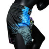 Fairtex BS1938 Black Acid Jazz Slim Cut Muay Thai Boxing Shorts