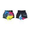 Fairtex BS1938 Black Acid Jazz Slim Cut Muay Thai Boxing Shorts