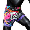 BS1934 World Music Black New Muay Thai Boxing Shorts
