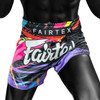 BS1934 World Music Black New Muay Thai Boxing Shorts