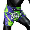 Fairtex BS1928 Green/Blue New Muay Thai Boxing Shorts Slim Cut