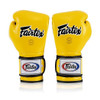 Fairtex BGV9 Mexican Style Yellow Black Piping Muay Thai Boxing Glove - Heavy Hitter