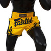 Fairtex BS1701 Yellow Slim Cut Muay Thai Boxing Short