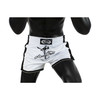 Fairtex BS1707 White Slim Cut Muay Thai Boxing Short