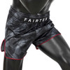 Fairtex BS1901 Stealth Black Slim Cut Muay Thai Boxing Short