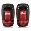 Fairtex KPLC6 Muay Thai Curved Small Pad - Black, Gold, Black/Red