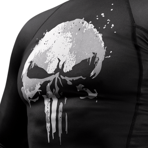 Marvel's The Punisher Long Sleeve Rash Guard - 3