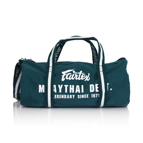 Fairtex Retro Style Barrel Bag (Green)