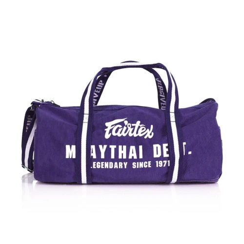 Fairtex Retro Style Barrel Bag (Purple)