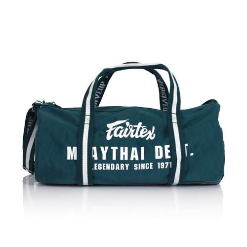 Fairtex Retro Style Barrel Bag (Blue)