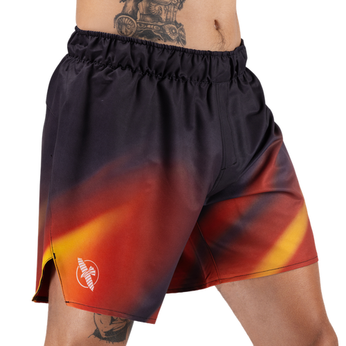 Men's Apex Nova Lightweight Fight Shorts - Sunburst Orange - 1