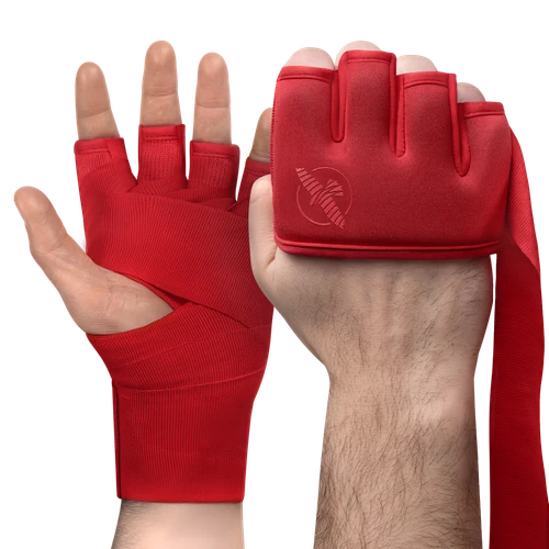 Knuckle Guard Hand Wraps - Red - 1