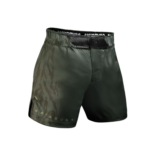 Men’s Apex Vantage Mid-Thigh Fight Shorts - Recon Green - 1