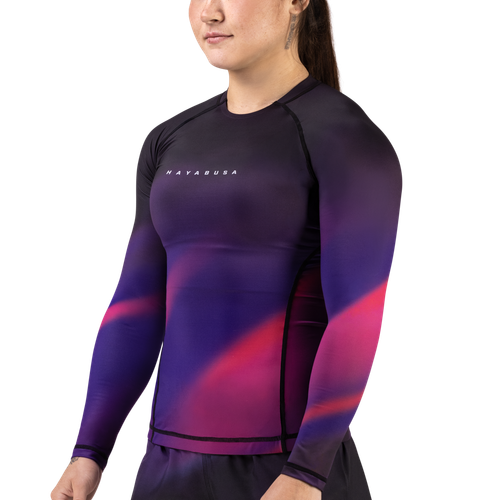 Women's Apex Nova Long Sleeve Rash Guard - Ultraviolet Purple - 1