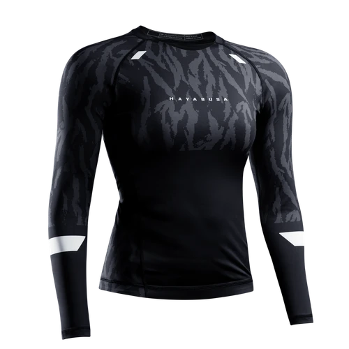Women's Apex Vantage Long Sleeve Rash Guard - Carbon Black - 1