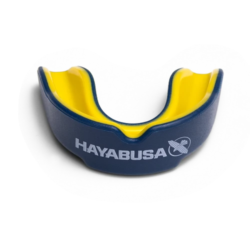 Combat Youth Mouth Guard - Navy/Yellow - 1