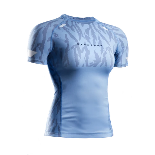 Women's Apex Vantage Short Sleeve Rash Guard - Crystal Blue - 1
