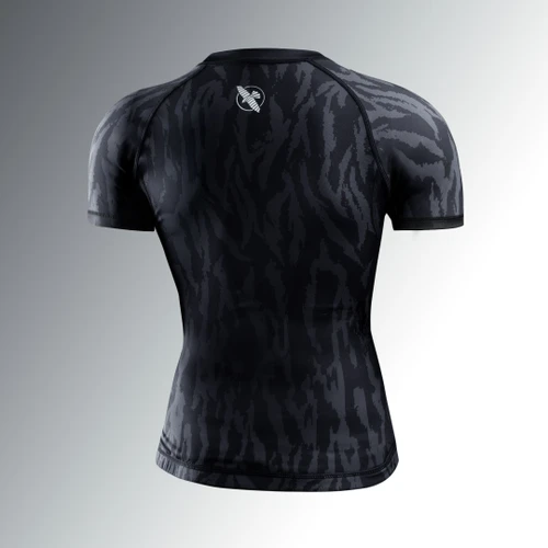Women's Apex Vantage Short Sleeve Rash Guard - Carbon Black - 2