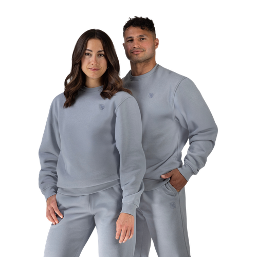 Unisex Essential Crewneck - Harbor Blue - 1