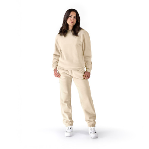 Unisex Essential Crewneck - Sandstone Beige - 2