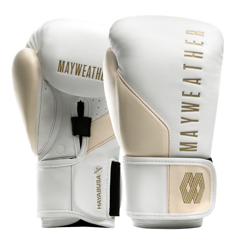 Mayweather Champ Boxing Gloves - White/Gold - 1