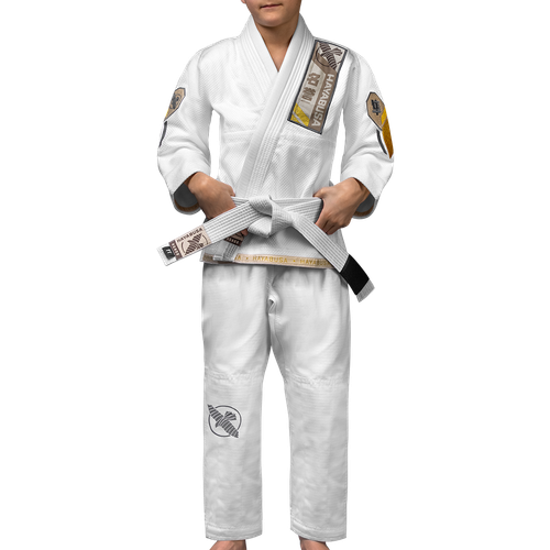 Ascend Youth Jiu Jitsu Gi - White - 2