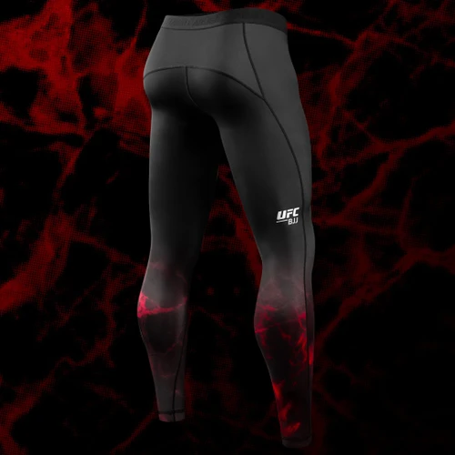 UFC BJJ Men’s Spats - Black/Red - 2