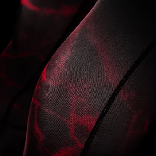 UFC BJJ Men’s Spats - Black/Red - 3