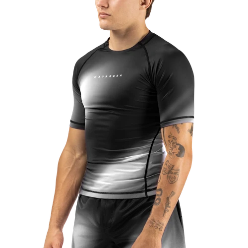 Men’s Apex Nova Short Sleeve Rash Guard - Cosmic Grey - 1
