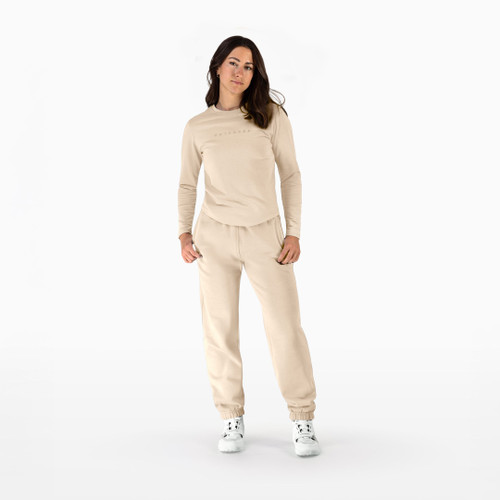 Unisex Essential Long Sleeve T-Shirt - Sandstone Beige - 2