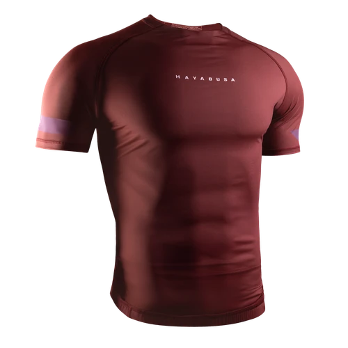 Men’s Apex Core Short Sleeve Rash Guard - Red - 1