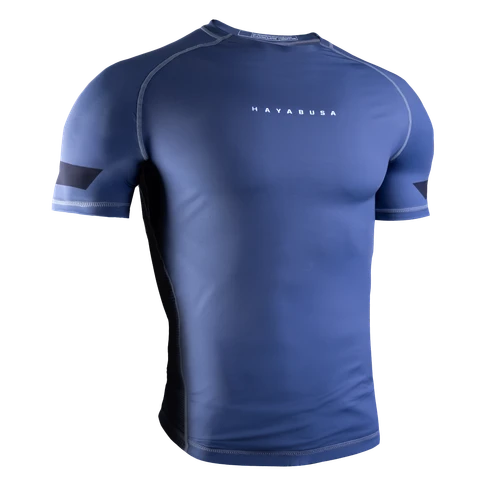 Men’s Apex Core Short Sleeve Rash Guard - Blue - 1