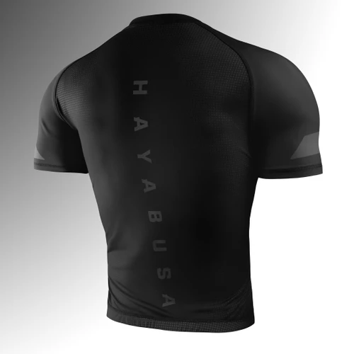 Men’s Apex Core Short Sleeve Rash Guard - Black - 2