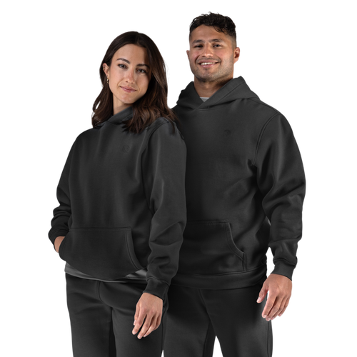Unisex Essential Hoodie - Eclipse Black - 1