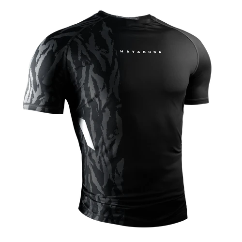Men’s Apex Vantage Short Sleeve Rash Guard - Carbon Black - 1