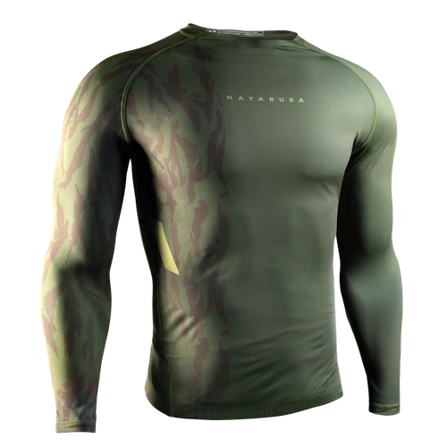 Men’s Apex Vantage Long Sleeve Rash Guard - Recon Green - 1